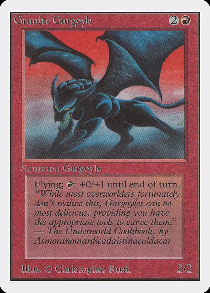 Granite Gargoyle — Unlimited Edition, graded BGS 8.5
