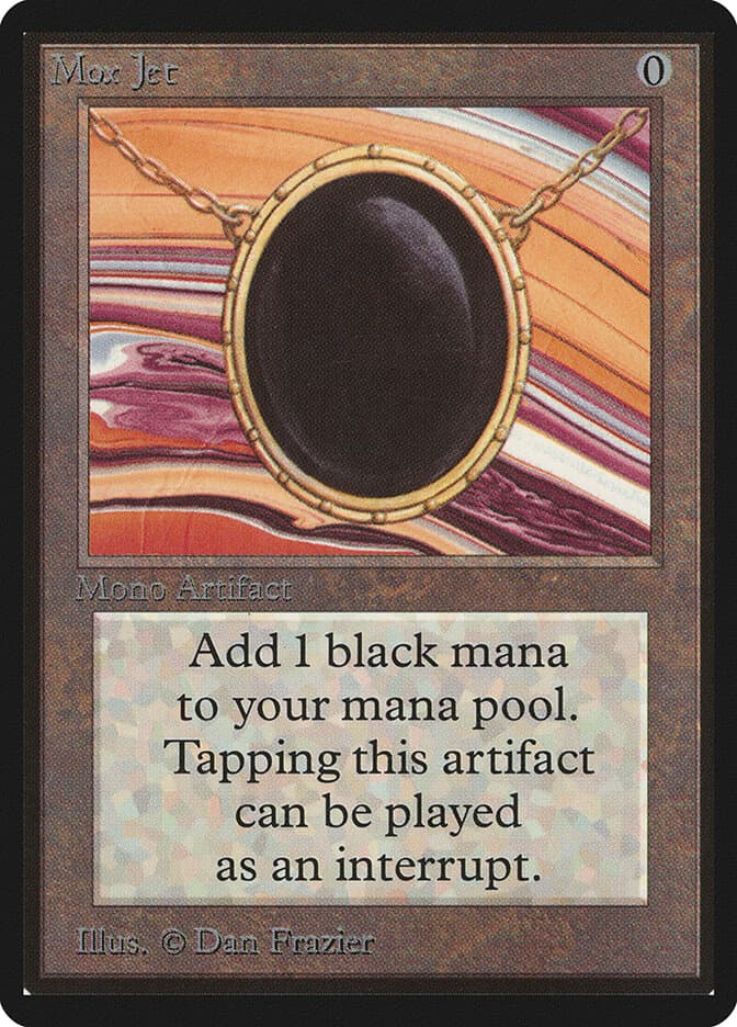 Mox Jet — Limited Edition Beta, graded CGC 8.5