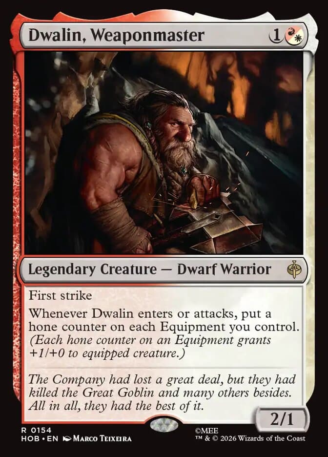Dwalin, Weaponmaster — The Hobbit 154