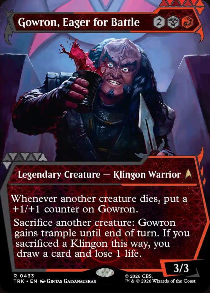 Gowron, Eager for Battle — Star Trek 433
