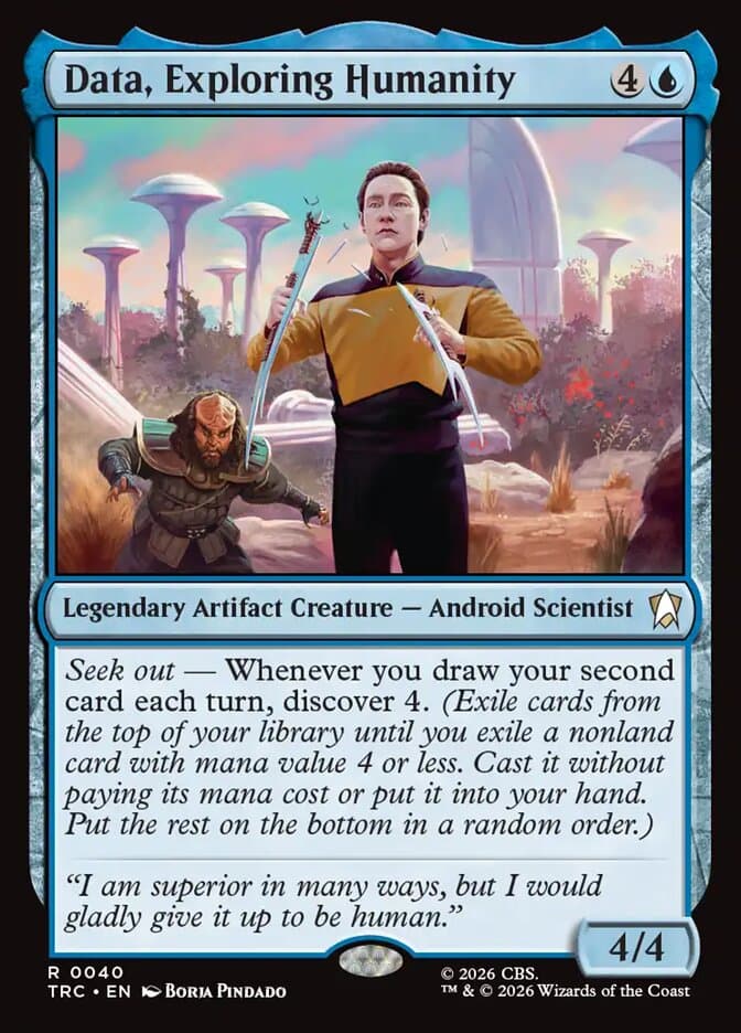 Data, Exploring Humanity — Star Trek Commander 40