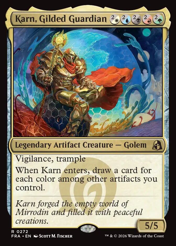 Karn, Gilded Guardian — Reality Fracture 272