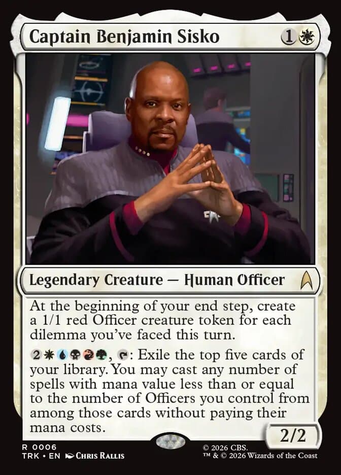 Captain Benjamin Sisko — Star Trek 6