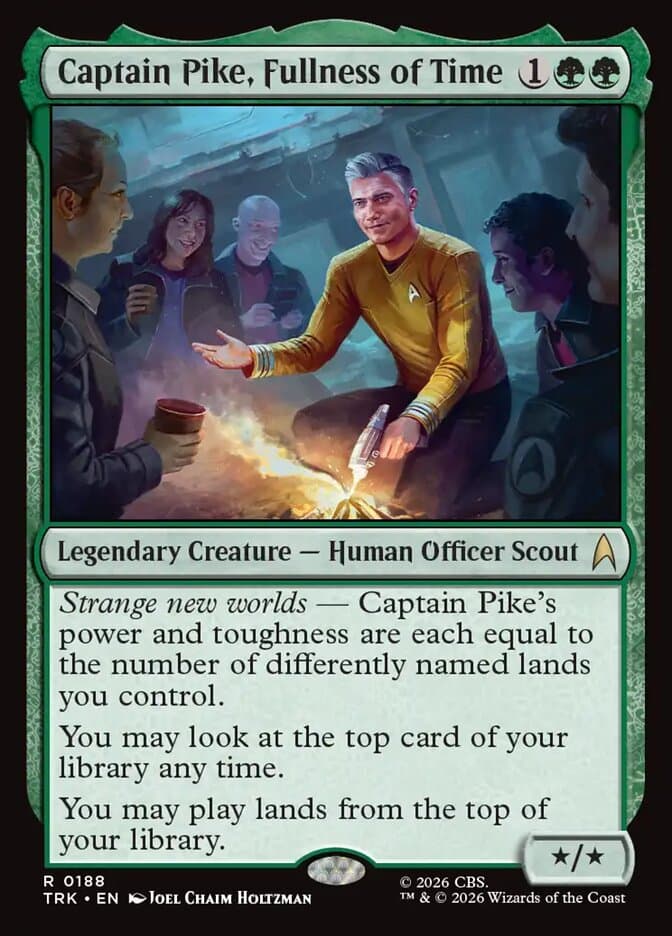 Captain Pike, Fullness of Time — Star Trek 188