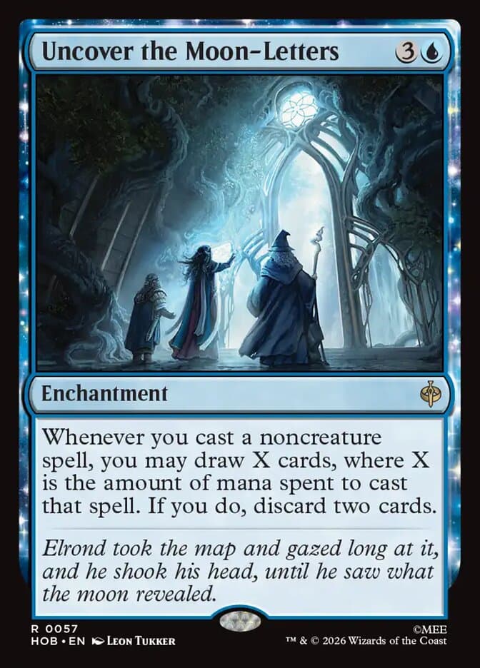 Uncover the Moon-Letters — The Hobbit 57
