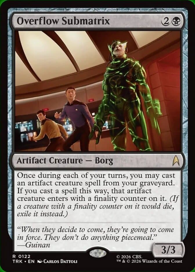 Overflow Submatrix — Star Trek 122