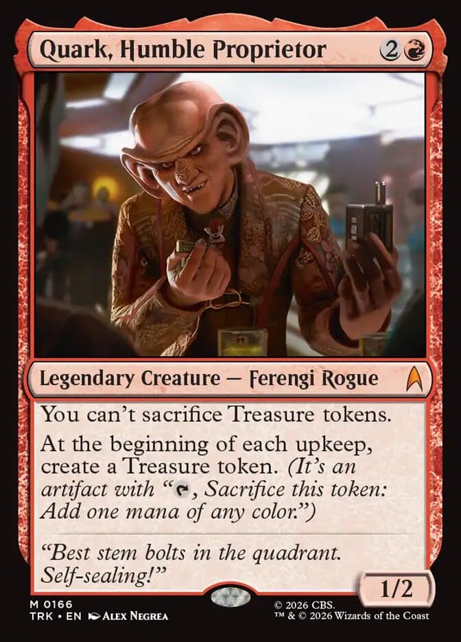 Quark, Humble Proprietor — Star Trek 166