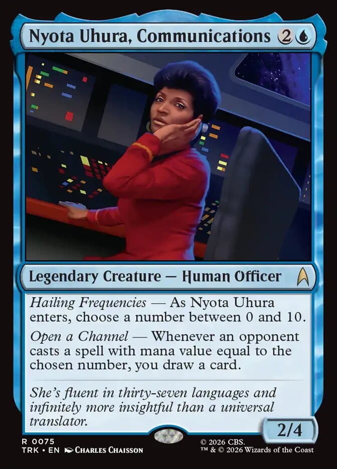 Nyota Uhura, Communications — Star Trek 75