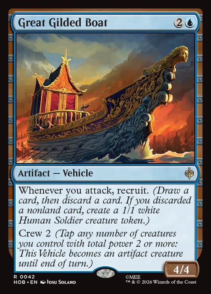 Great Gilded Boat — The Hobbit 42
