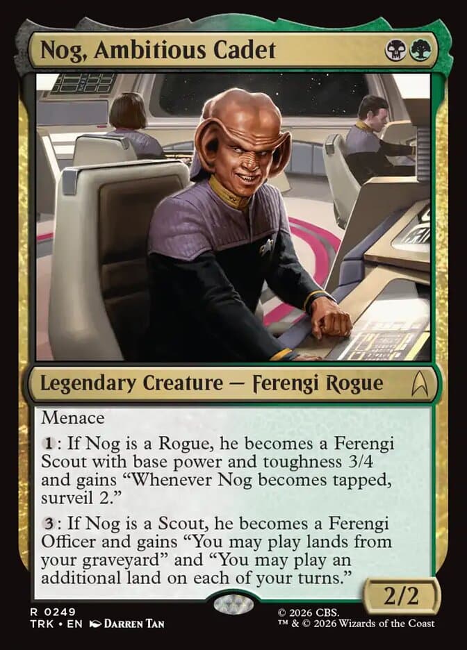Nog, Ambitious Cadet — Star Trek 249