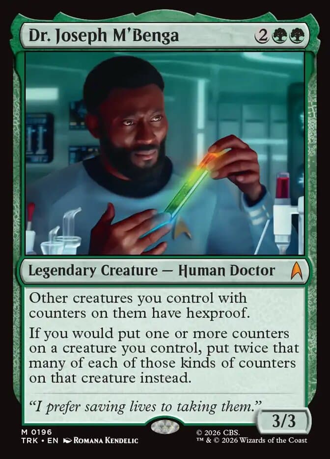 Dr. Joseph M'Benga — Star Trek 196