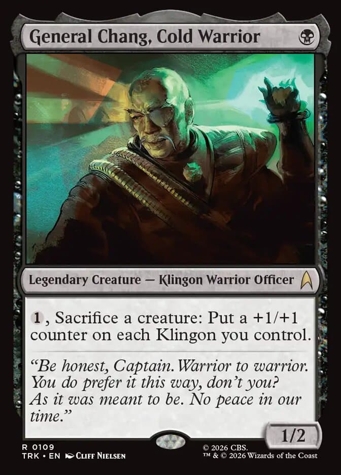 General Chang, Cold Warrior — Star Trek 109