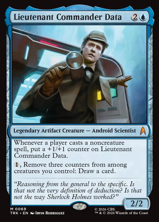 Lieutenant Commander Data — Star Trek 69
