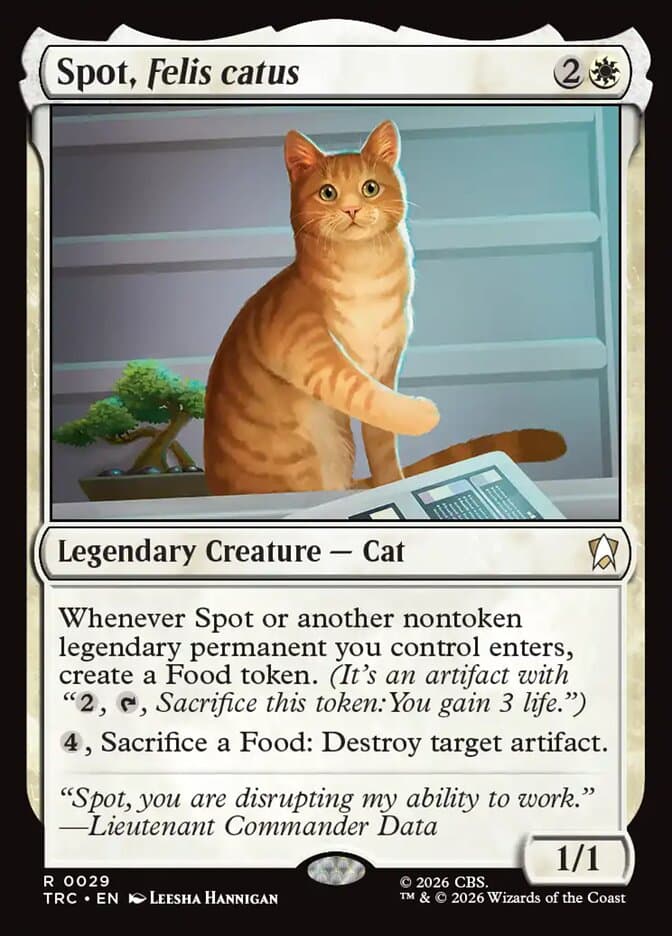 Spot, Felis catus — Star Trek Commander 29
