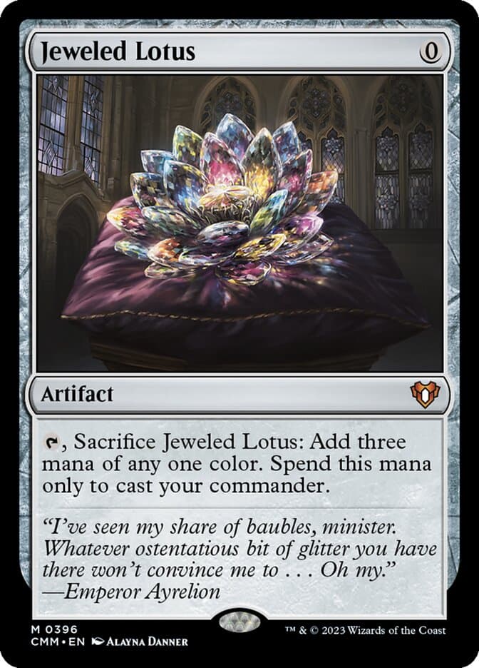 Jeweled Lotus — Commander Masters 396