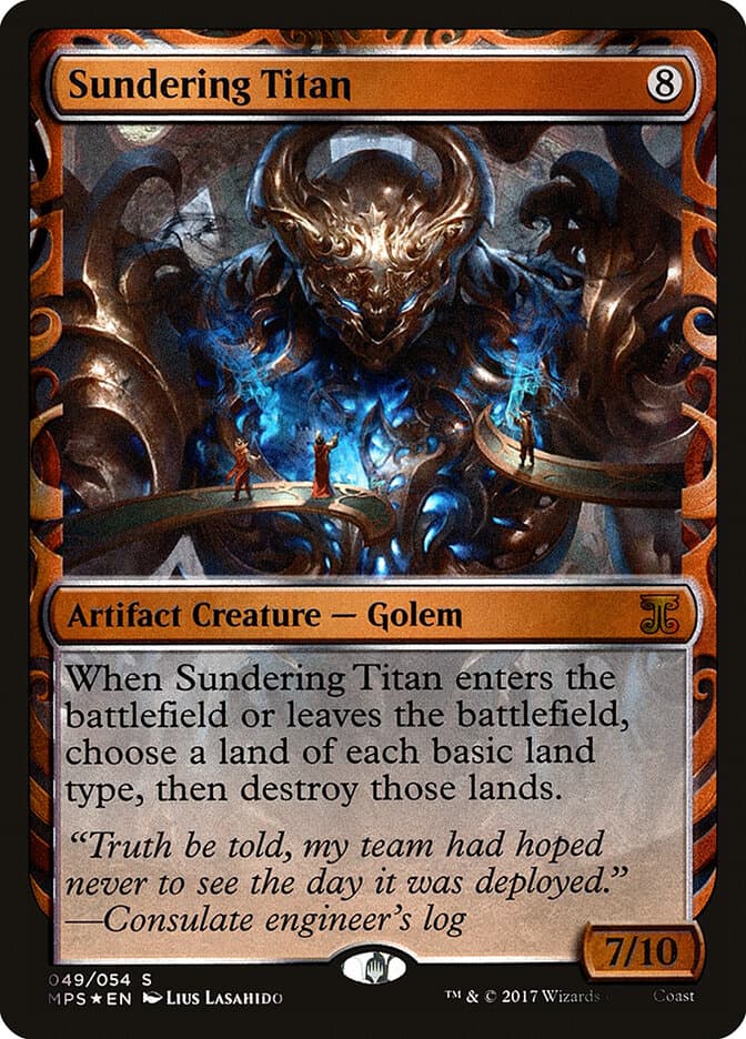 Sundering Titan — Kaladesh Inventions, graded PSA 10