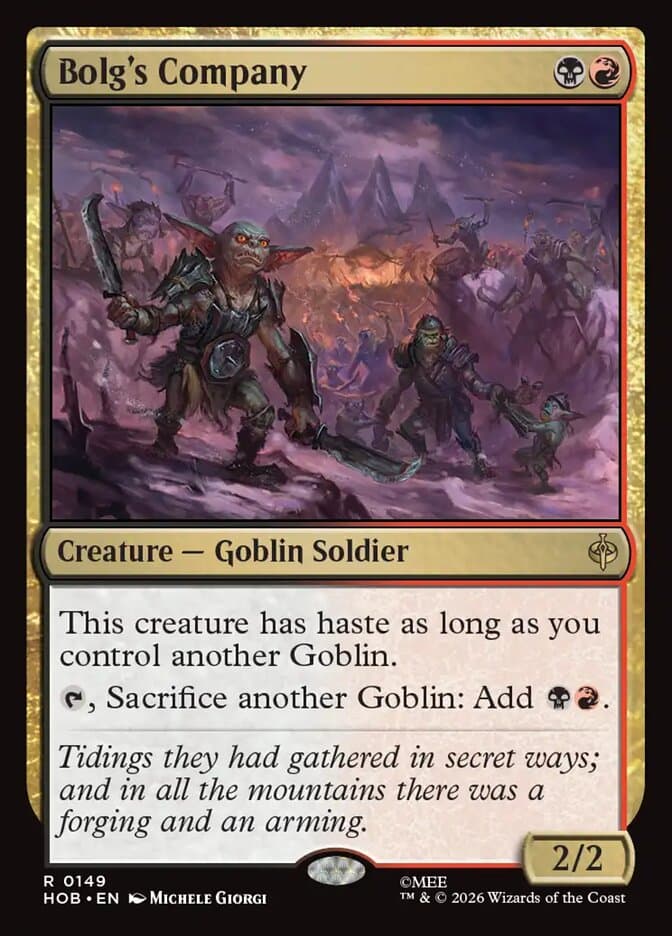 Bolg's Company — The Hobbit 149