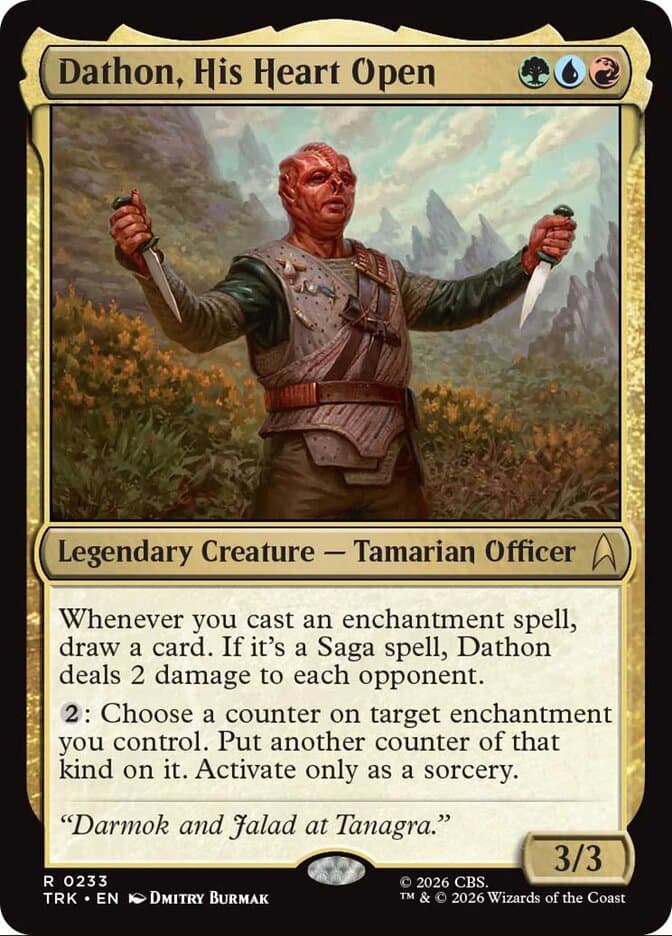Dathon, His Heart Open — Star Trek 233