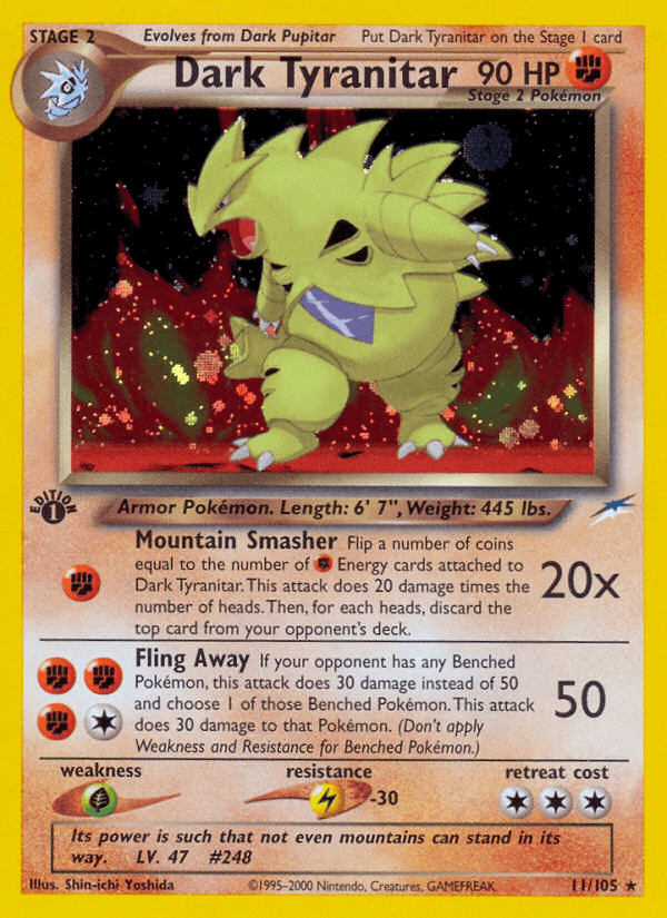 Dark Tyranitar — Neo Destiny 11/105