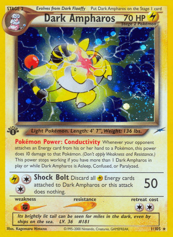 Dark Ampharos — Neo Destiny 1/105