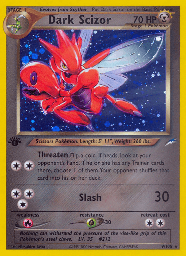 Dark Scizor — Neo Destiny 9/105