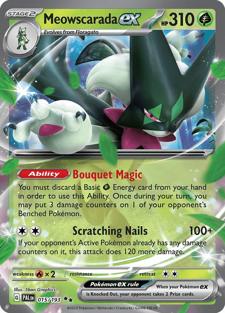 Meowscarada ex — Paldea Evolved 15/193