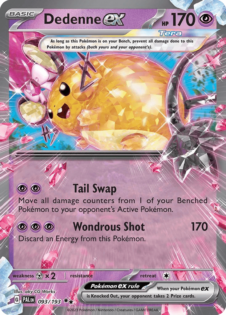 Dedenne ex — Paldea Evolved 93/193