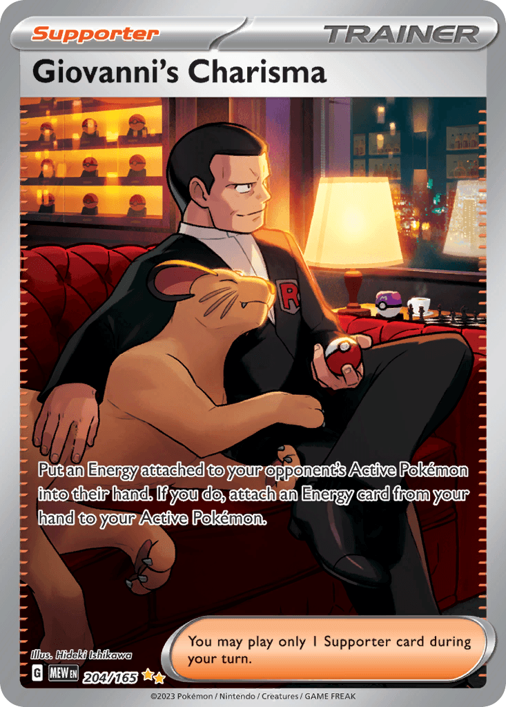Giovanni's Charisma — 151 204/165