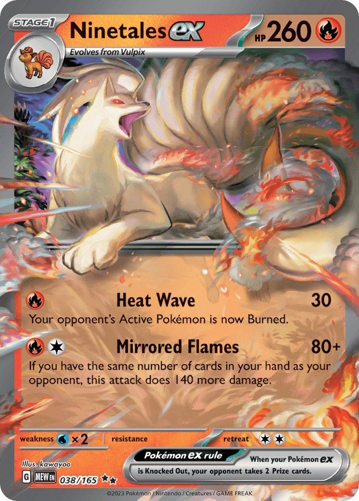 Ninetales ex — 151 38/165