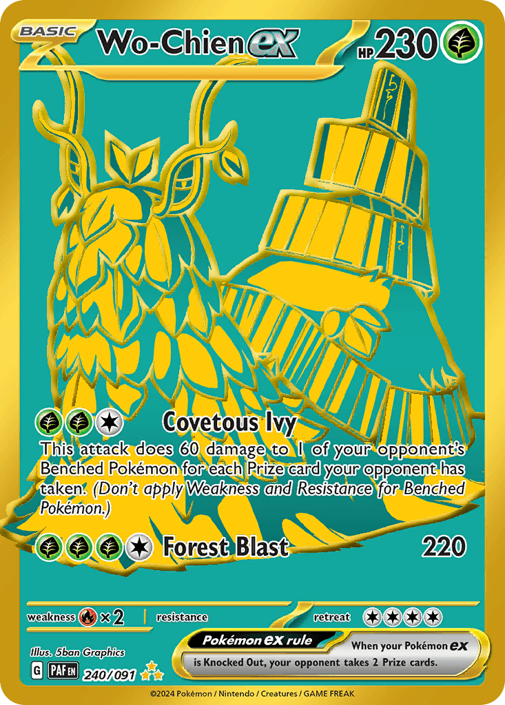 Wo-Chien ex — Paldean Fates 240/91