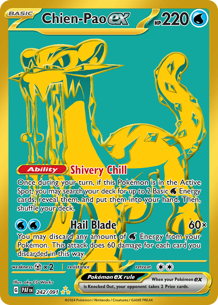Chien-Pao ex — Paldean Fates 242/91
