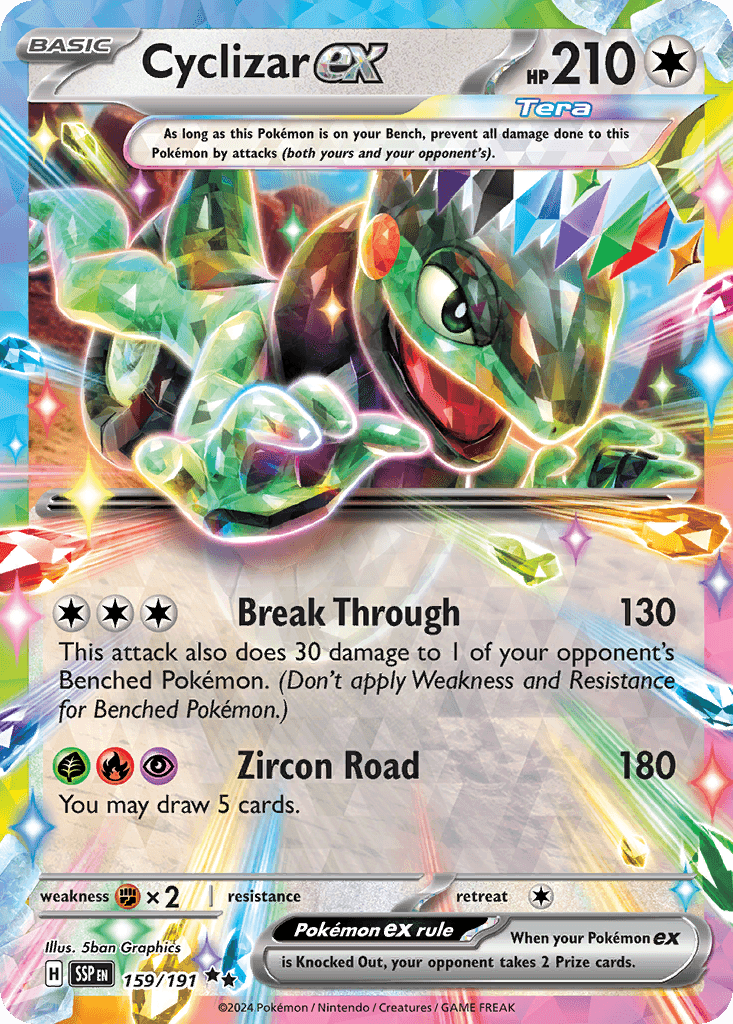 Cyclizar ex — Surging Sparks 159/191