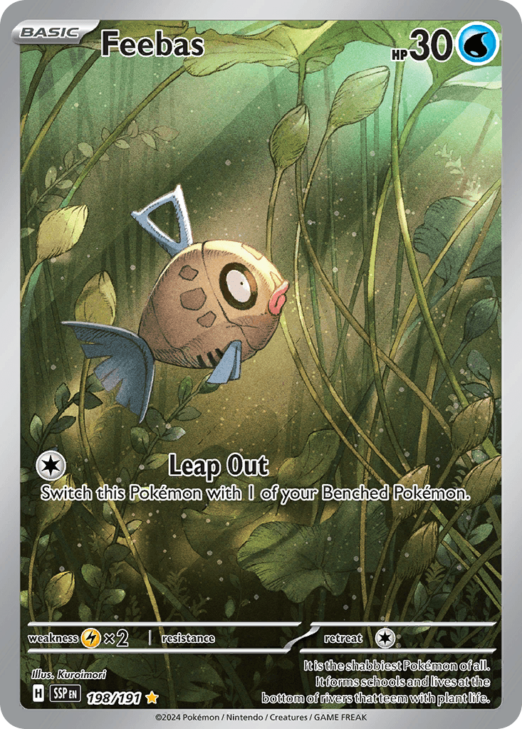 Feebas — Surging Sparks 198/191
