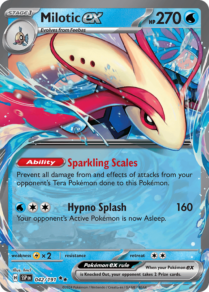 Milotic ex — Surging Sparks 42/191