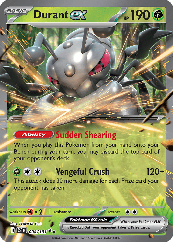 Durant ex — Surging Sparks 4/191