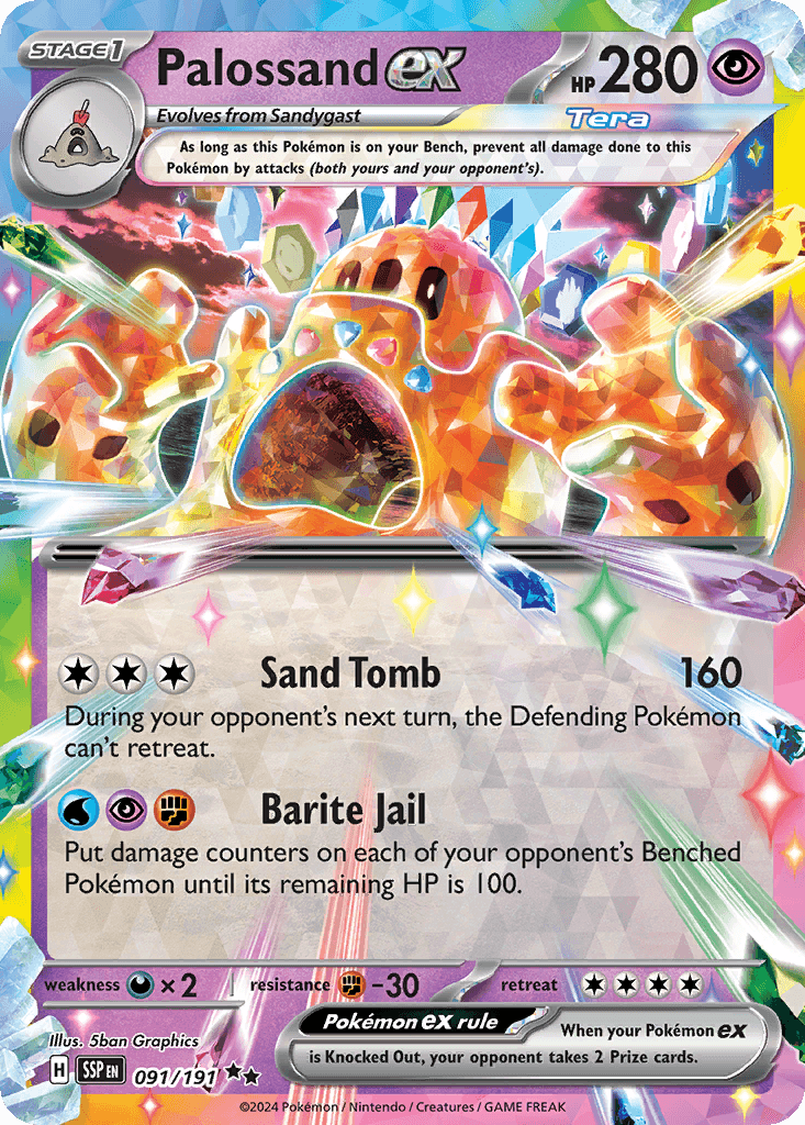 Palossand ex — Surging Sparks 91/191