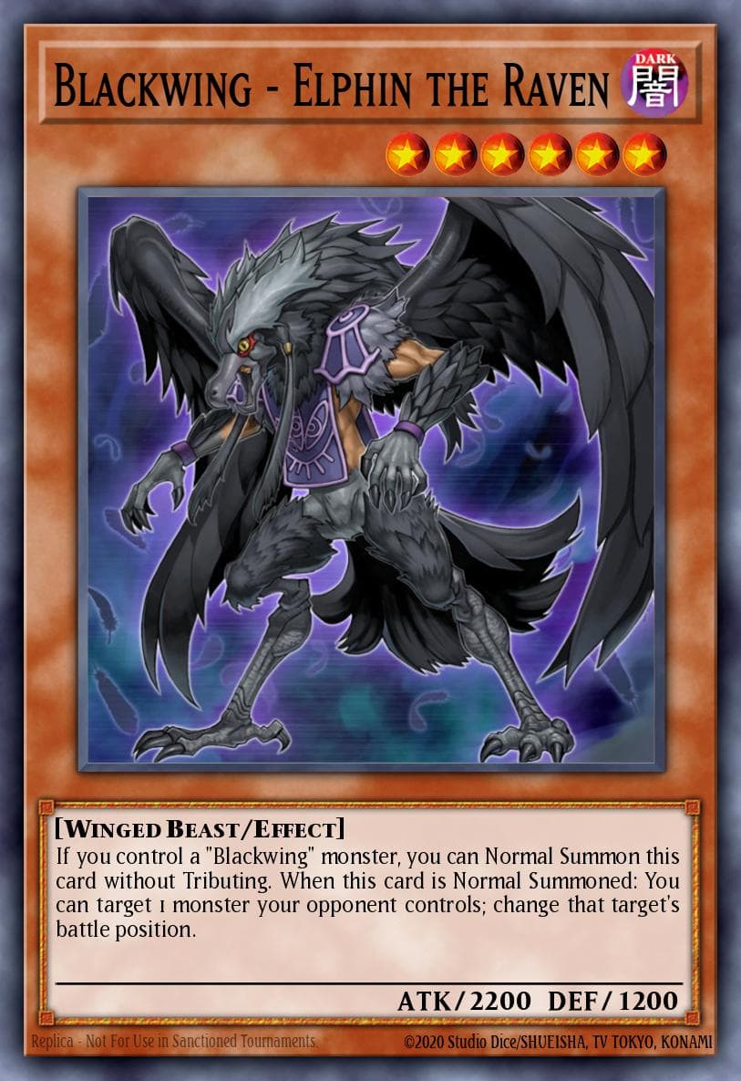 Blackwing - Elphin the Raven — Collectible Tins Exclusive 2009 CT06-ENS01