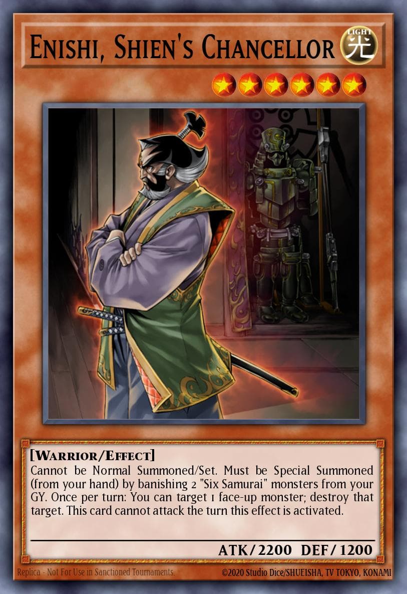 Enishi, Shien's Chancellor — Duelist League 3 participation cards DL12-EN009