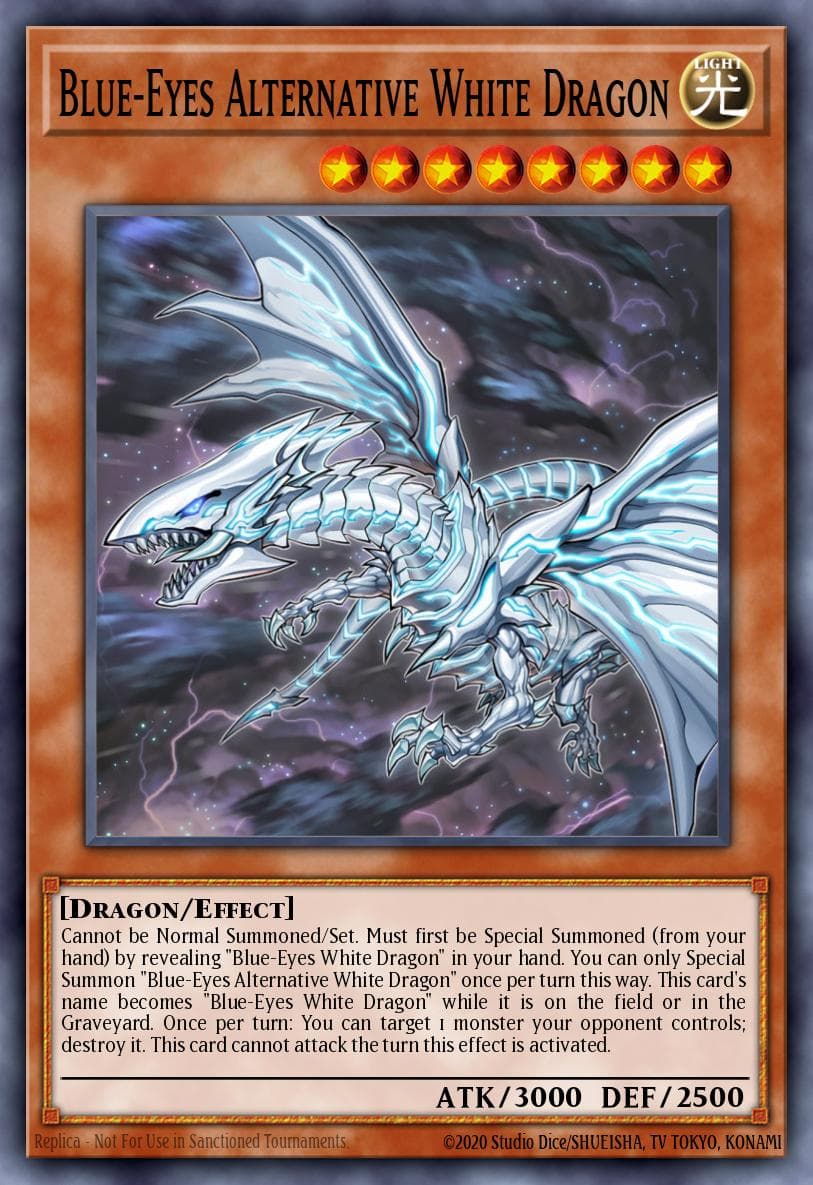 Blue-Eyes Alternative White Dragon — Yu-Gi-Oh! The Dark Side of Dimensions Movie Pack Secret Edition MVP1-ENS46