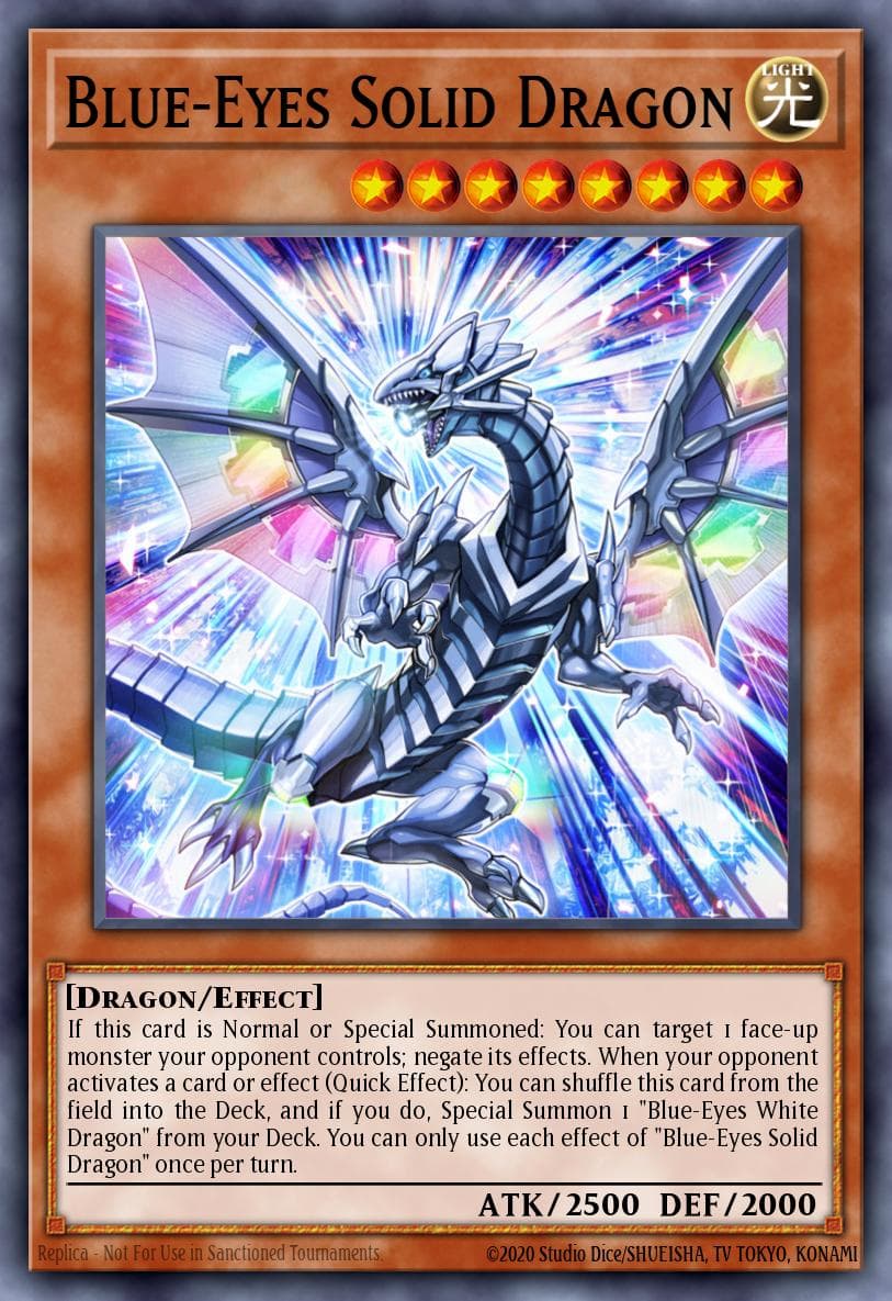 Blue-Eyes Solid Dragon — Legendary Duelists: White Dragon Abyss LED3-EN002