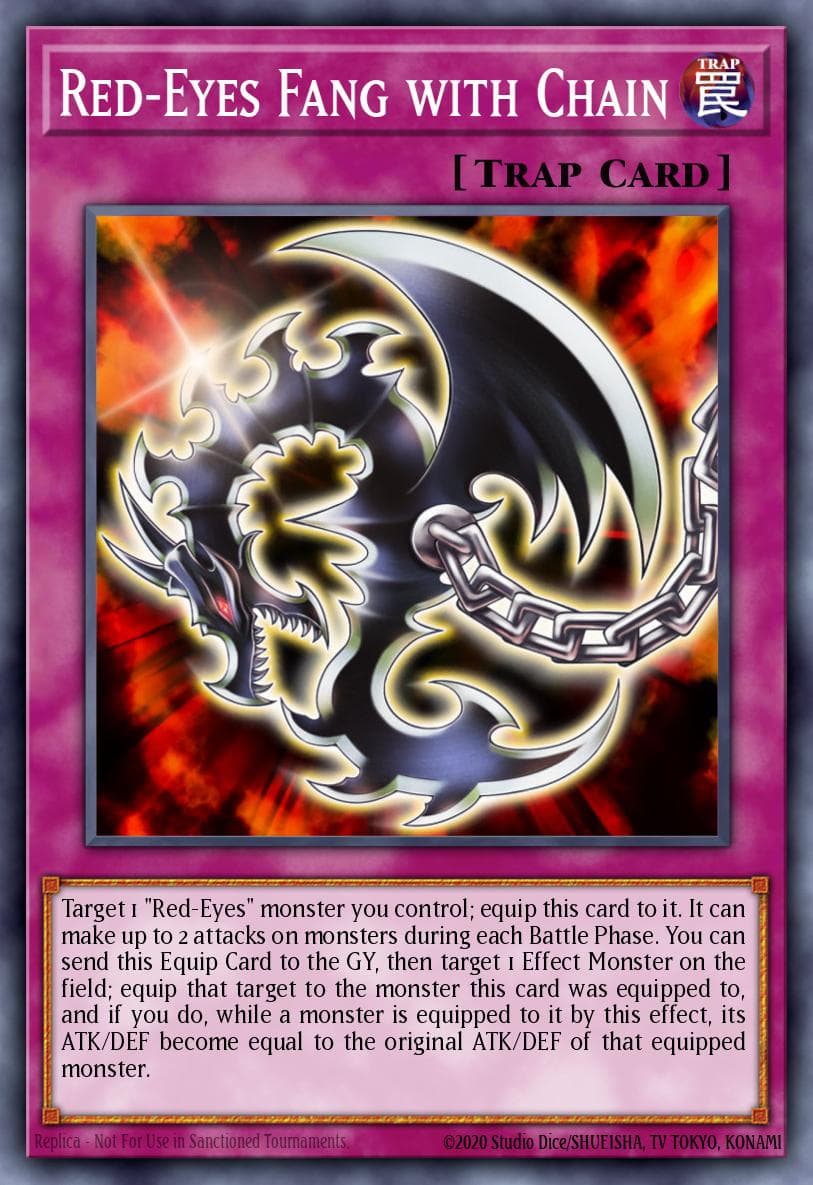 Red-Eyes Fang with Chain — Legendary Duelists LEDU-EN004