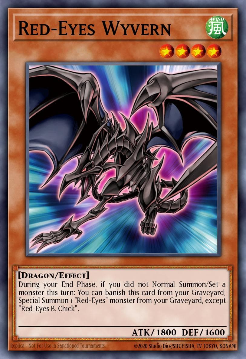 Red-Eyes Wyvern — Yu-Gi-Oh! GX Tag Force 3 promotional cards GX06-EN002