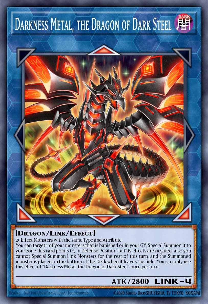 Darkness Metal, the Dragon of Dark Steel — Weekly Shonen Jump December 2018 membership promotional cards JUMP-EN087