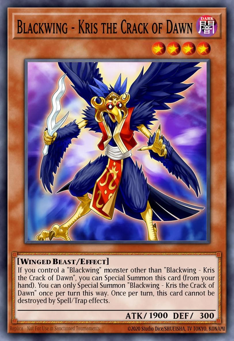 Blackwing - Kris the Crack of Dawn — Premium Gold: Return of the Bling PGL2-EN006