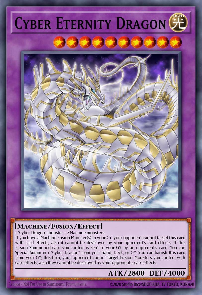 Cyber Eternity Dragon — Legendary Duelists: White Dragon Abyss LED3-EN012