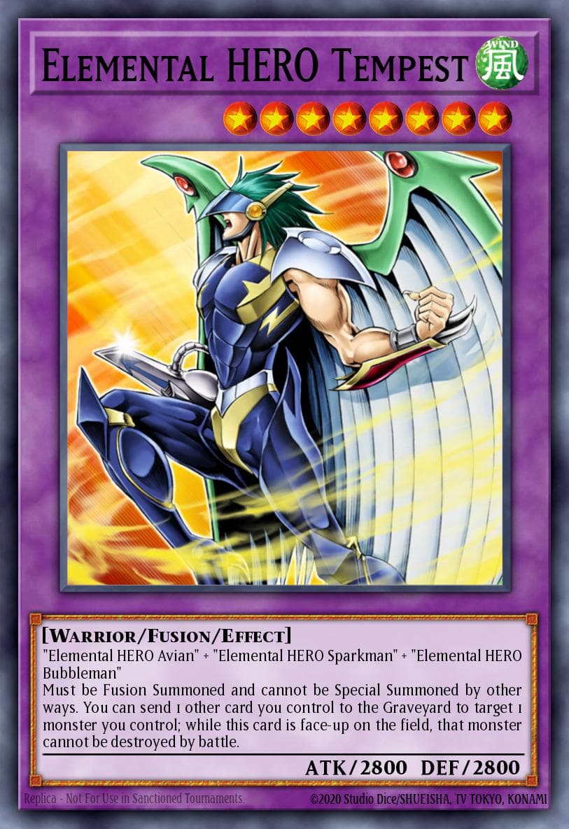 Elemental HERO Tempest — Dark Revelation Volume 4 DR04-EN094