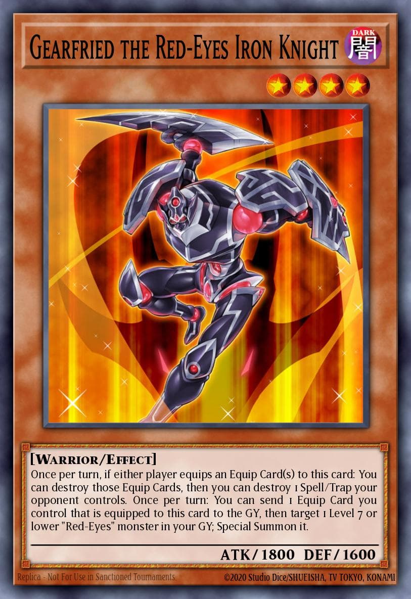 Gearfried the Red-Eyes Iron Knight — Legendary Duelists LEDU-EN002