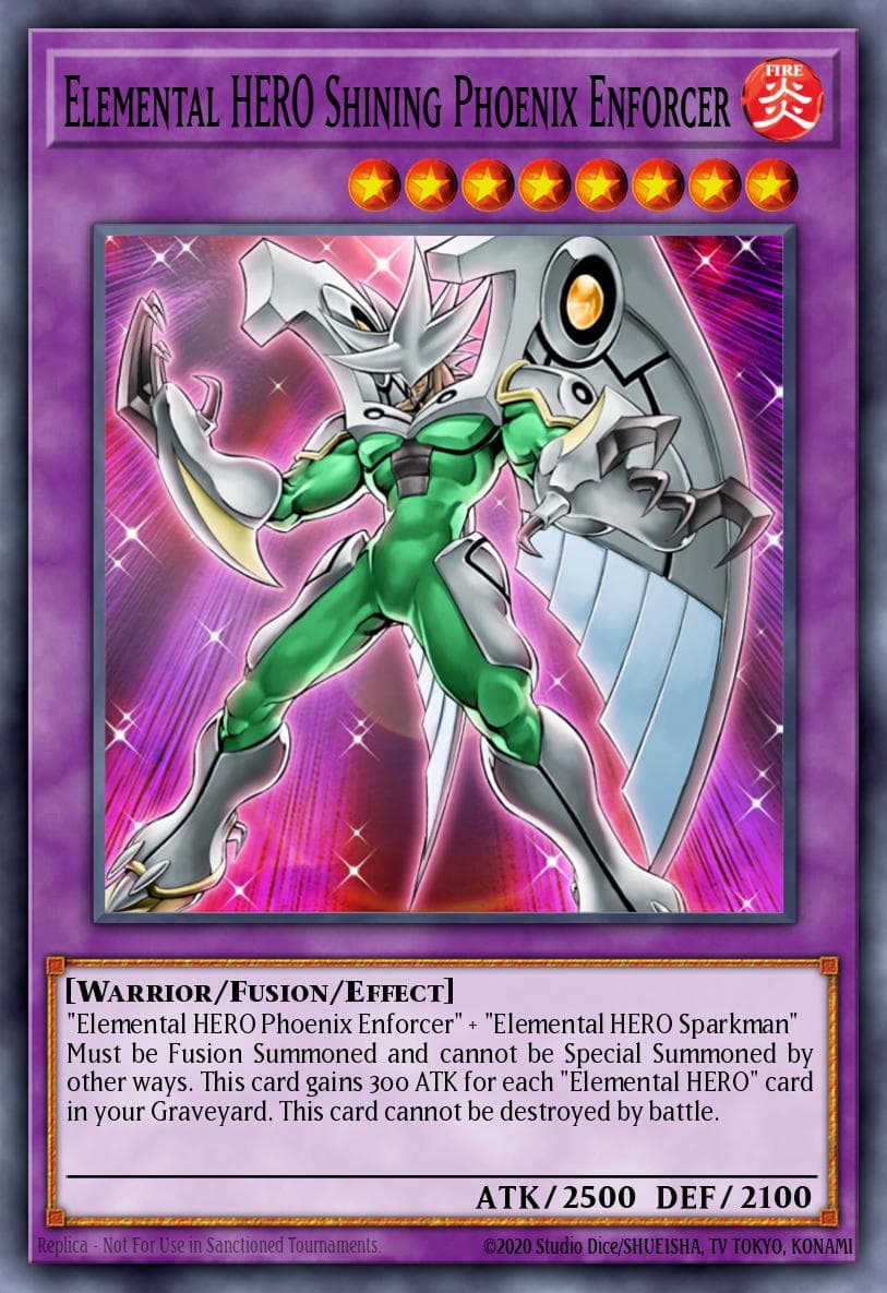 Elemental HERO Shining Phoenix Enforcer — Dark Revelation Volume 4 DR04-EN213