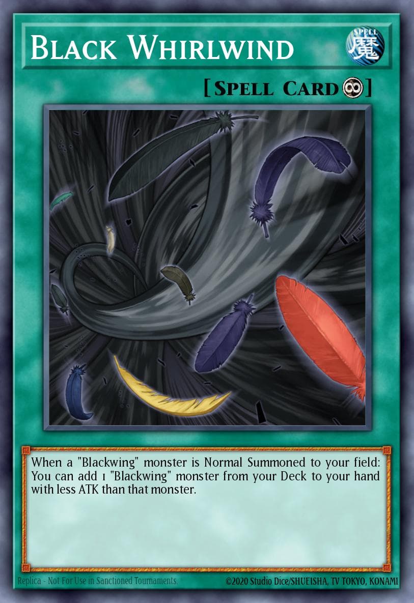 Black Whirlwind — Duelist League 15 participation cards DL15-EN015