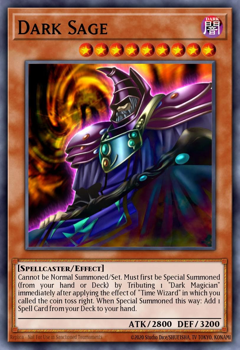 Dark Sage — Yu-Gi-Oh! The Dawn of Destiny promotional cards DOD-EN002